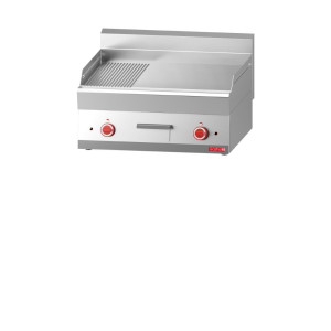 Elektriline pliit pool sile, pool sooniline plaadiga - L 700 x S 650 mm - Gastro M - Fourniresto