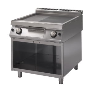 Plancha gaas 700 pool siledat ja pool soonilist plaati - Gastro M - Fourniresto