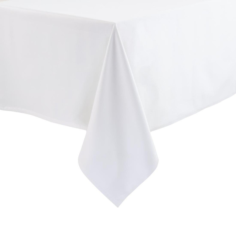 White tablecloth 1150 x 1150 mm - Mitre Essentials - Fourniresto White tablecloth 1150 x 1150 mm - Mitre Essentials - Fourniresto