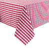 Punase ruudulise mustriga polüester laudlina 1780 x 1780mm - Mitre Essentials - Fourniresto