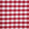 Punase ruudulise mustriga polüester laudlina 1780 x 1780mm - Mitre Essentials - Fourniresto