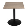 Laua ruudukujuline puitmustriga lauaplaat - L 700 x S 700 mm - Bolero
