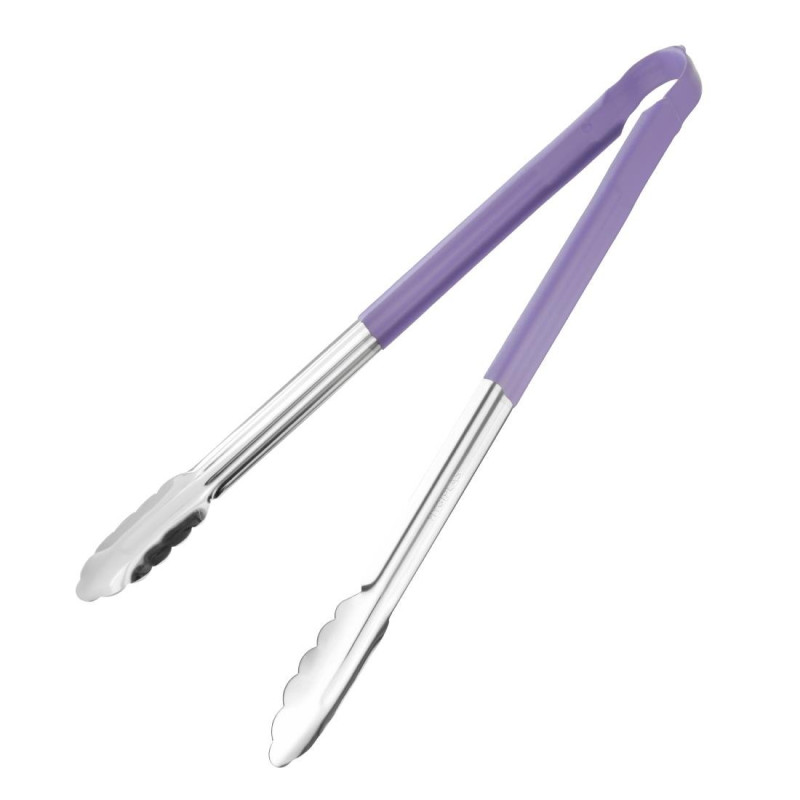 Pince de service 405mm violette - Vogue - Fourniresto Pince de service 405mm violette - Vogue - Fourniresto
