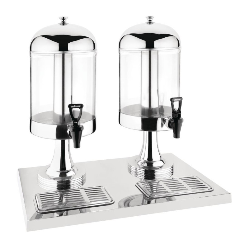 Double Fruit Juice Dispenser - 2 X 6.5L - Olympia Double Fruit Juice Dispenser - 2 X 6.5L - Olympia