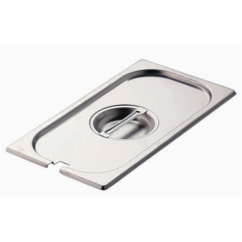 Stainless Steel Lid with Notch GN 1/3 - Gastro M - Fourniresto Stainless Steel Lid with Notch GN 1/3 - Gastro M - Fourniresto