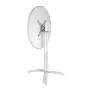 Laud kokkupandava puidust plaadiga Ø 60 cm - Bolero - Fourniresto