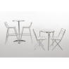Ümmargune virnastatav bistroolilaud 600 mm - Bolero - Fourniresto