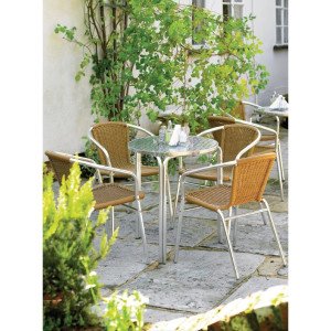 Ümmargune virnastatav bistroolilaud 600 mm - Bolero - Fourniresto