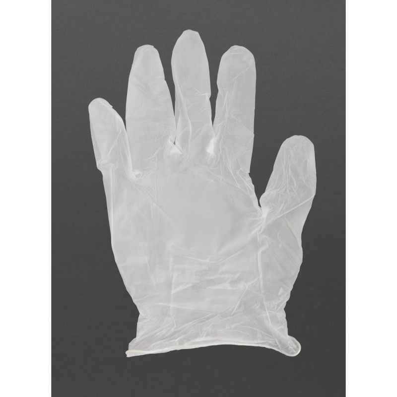 Non-Powdered Vinyl Gloves - XL - Pack of 100 - Vogue Non-Powdered Vinyl Gloves - XL - Pack of 100 - Vogue