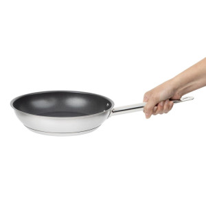 Antihaftbeschichtete Edelstahlpfanne 240mm Vogue Teflon Platinum Plus FC096