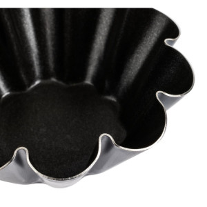 Mittenakkuvad mini-brioche vormid 75 mm - Komplekt 12, Matfer Bourgeat