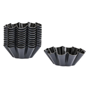 Mittenakkuvad mini-brioche vormid 75 mm - Komplekt 12, Matfer Bourgeat