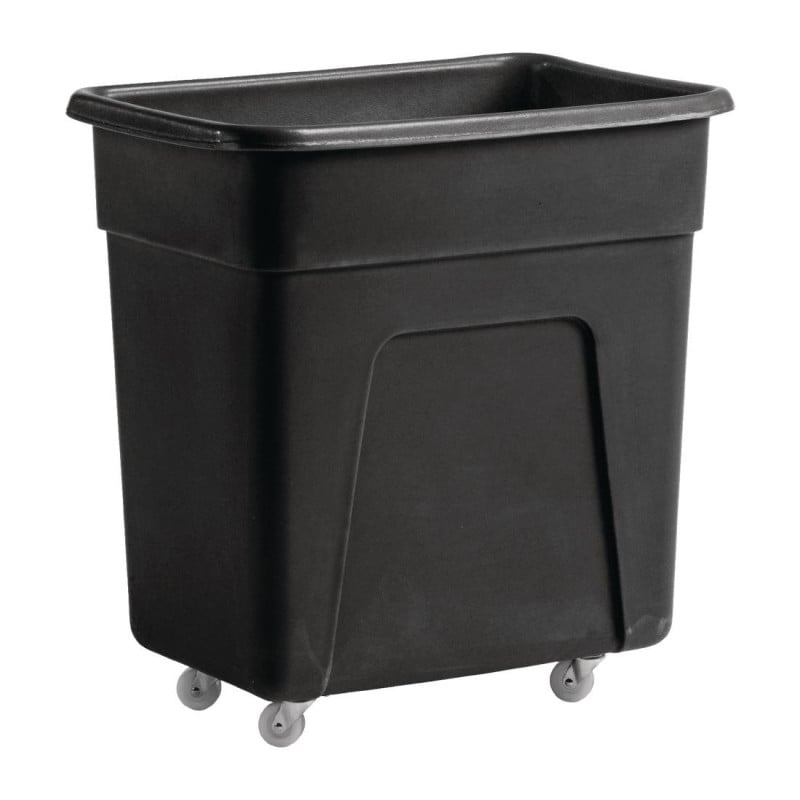 Must pudelikäru | Mahutavus 125L & Elegantne disain Must pudelikäru | Mahutavus 125L & Elegantne disain