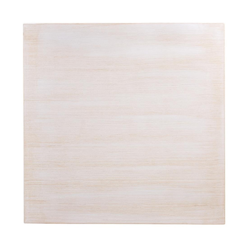 Plateau de Table Carré Pré-percé Vintage Blanc 700 mm Bolero - Kvaliteetne vitspuit Plateau de Table Carré Pré-percé Vintage Blanc 700 mm Bolero - Kvaliteetne vitspuit