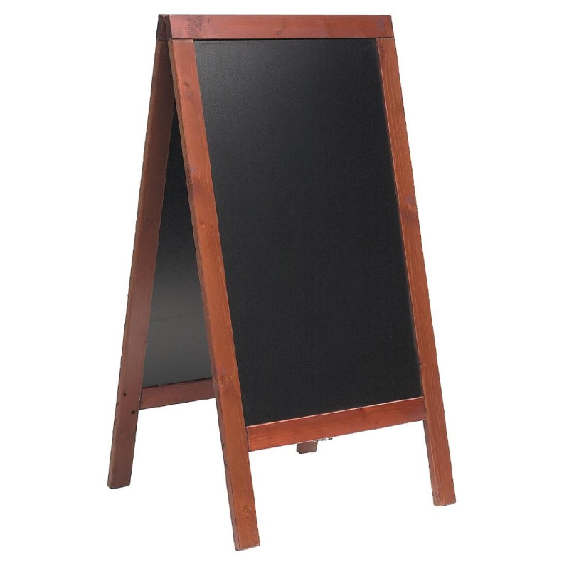Panneau de Trottoir Acajou 700x1350mm Securit - Haute Qualité Panneau de Trottoir Acajou 700x1350mm Securit - Haute Qualité
