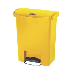 Kollane prügikast 30L Rubbermaid - Eriti vastupidav esipedaal