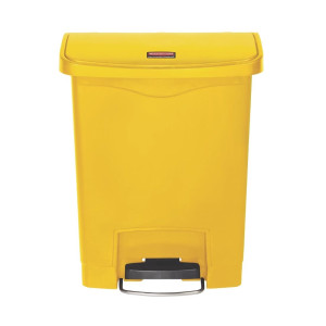 Kollane prügikast 30L Rubbermaid - Eriti vastupidav esipedaal