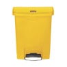 Yellow Bin 30L Rubbermaid - Ultra Durable Front Pedal