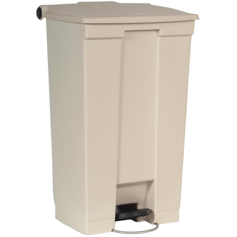 Beige pedaaliga konteiner 87L Rubbermaid Step-On: Vastupidavus ja hügieen Beige pedaaliga konteiner 87L Rubbermaid Step-On: Vastupidavus ja hügieen