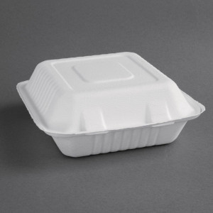 Komposteeritavad Bagasse karbid 223mm - 200 tk komplekt, keskkonnasõbralikud