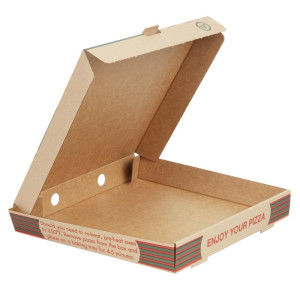 Pakendatud kompostitavad pizzakarbid 311mm - 100 tükki pakendis FourniResto