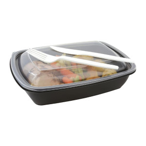 900 ml ristkülikukujulised toidukarbid - Komplekt 300