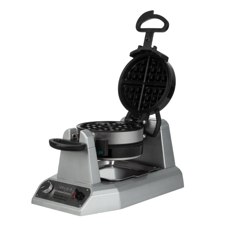 Waring WW200E Double Belgian Waffle Maker - Even & Rotating Cooking Waring WW200E Double Belgian Waffle Maker - Even & Rotating Cooking