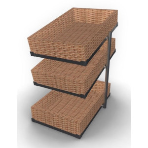 Leivakorv 3 riiuliga GN 1/1 - L 335 x S 620 mm - CombiSteel