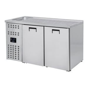 2 uksega õllejahuti - vasakul kraan - CombiSteel