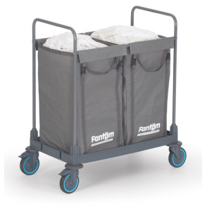 Pesukorvi transpordikäru - 2 x 125 L - CombiSteel