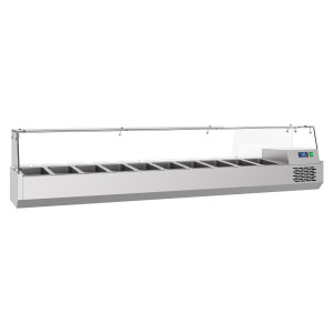 Saladette lauale asetamiseks - 10 GN 1/3 anumat - CombiSteel