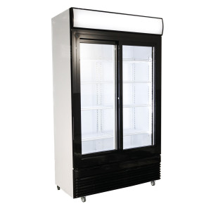 Positiivne külmkapp - 2 lükandklaasiga ust - 780 L - CombiSteel