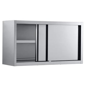 Seinakapiga lükandustega kapp - L 1600 x S 400 mm - CombiSteel