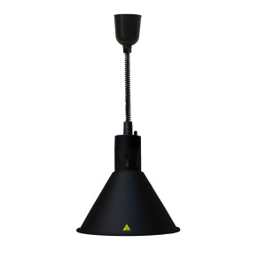 Kooniline soojenduslamp - Must - CombiSteel