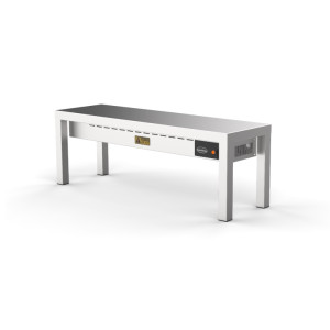 Etagère de Table Chauffante en Céramique - 1 Niveau - L 1000 x P 300 mm - CombiSteel