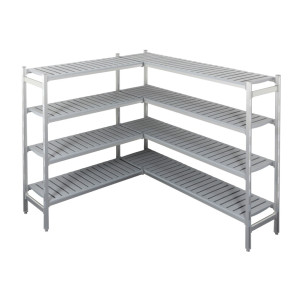 Rayonnage Angulaire pour Chambre Froide 1500 x 1800 x 2200 mm - L 1235 x P 450 mm - CombiSteel