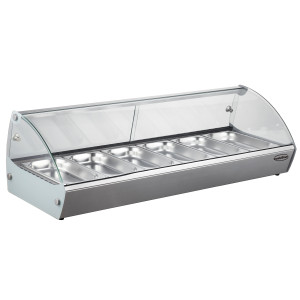 Vitrine soojendav - 6 GN 1/3 - CombiSteel