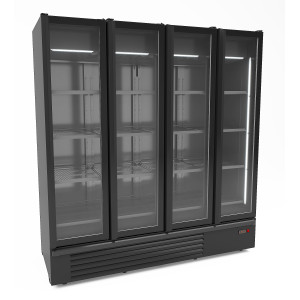 Vitrine Réfrigérée Murale à 4 Portes - 1850 L - CombiSteel