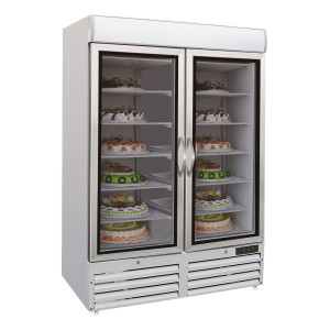 Armoire Réfrigérée Négative à 2 Portes Vitrées - 1079 L - CombiSteel