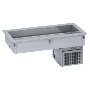 Jahutatud sisseehitatud paak - 4 GN 1/1 - L 1440 x P 720 mm - CombiSteel