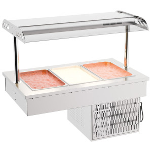 Jahutatud sisseehitatud paak - 3 GN 1/1 - CombiSteel
