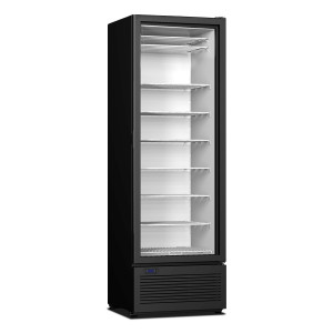 Armoire Réfrigérée Négative Noire - 1 Porte Vitrée - 417 L - CombiSteel