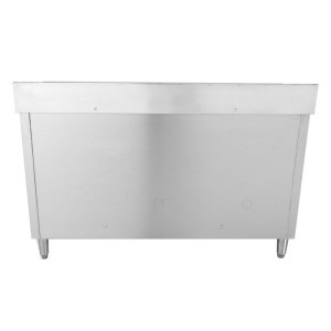 Meubel Kraanikauss 2 Vanni Tagaseinaga - 1400 x 600 mm - Vann Vasakul - Dynasteel