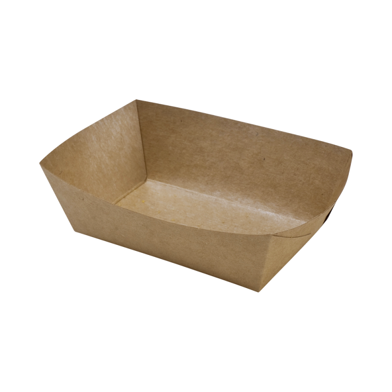 Kraft French Fry Tray - 135 x 85 mm - Pack of 250 - FourniResto Kraft French Fry Tray - 135 x 85 mm - Pack of 250 - FourniResto