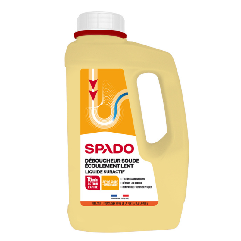 Special Slow Drain Liquid Unblocker - 1 L - SPADO Special Slow Drain Liquid Unblocker - 1 L - SPADO