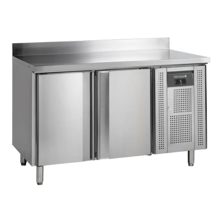 Roostevabast terasest külmlaud tagaseinaga - 2 ust - GN 1/1 - TEFCOLD