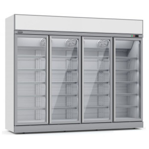 Negatiivne Jahutuskapp - 4 Klaasust - 2060 L - CombiSteel