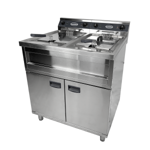 Elektriline fritüür korpusega 2 x 12 L - 2 x 9000 W - Mahutavus 24 L - Combisteel