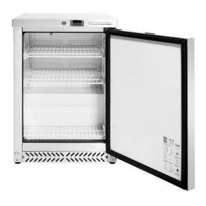 Roostevabast terasest negatiivne külmkapp 170 L -18°C tööpinna all