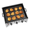 Grill de Table - Kombineeritud Gaasiplaat Sile - Bartscher